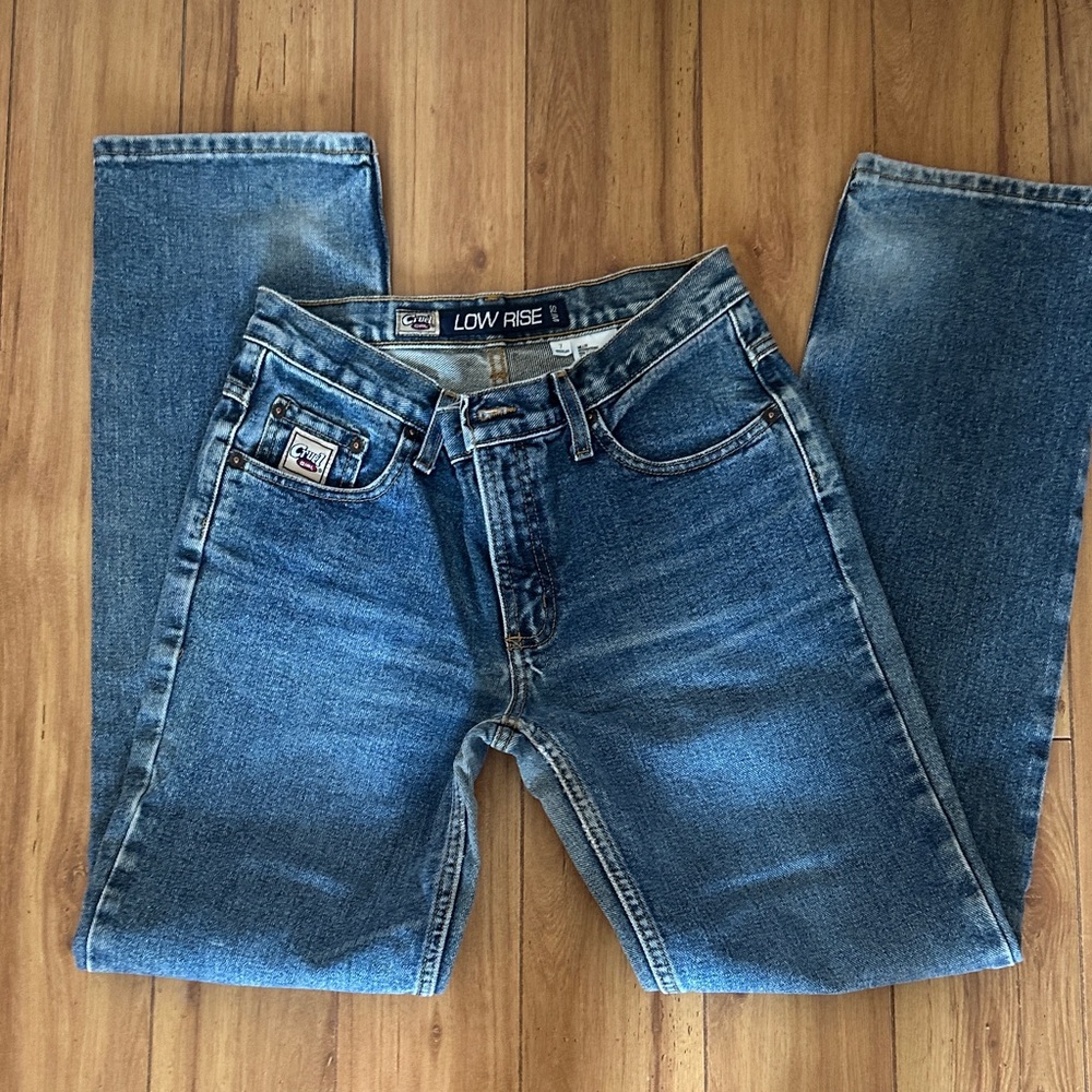 Cruel Girl Low Rise Blue Straight Jeans